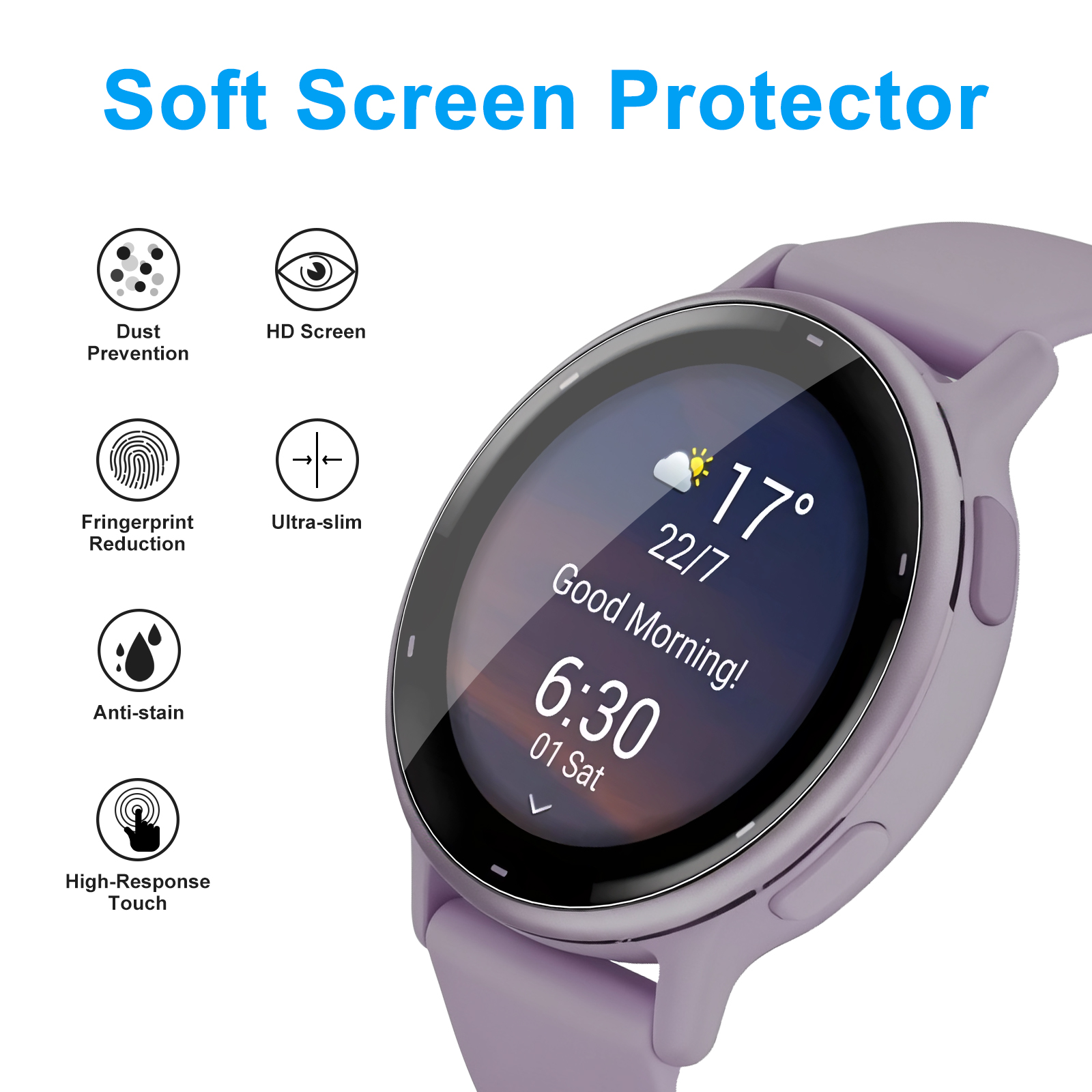 Soft Clear Protective Film For – Smartwatch Screen Film Bewertung und Preis