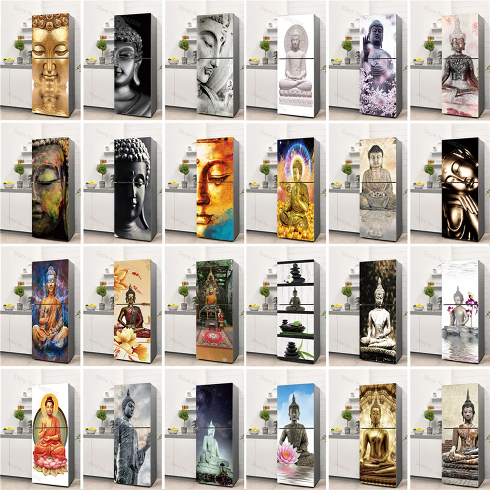 Buddha Art Vinyl Fridge Sticke – Full Cover Adhesive Bewertung und Preis
