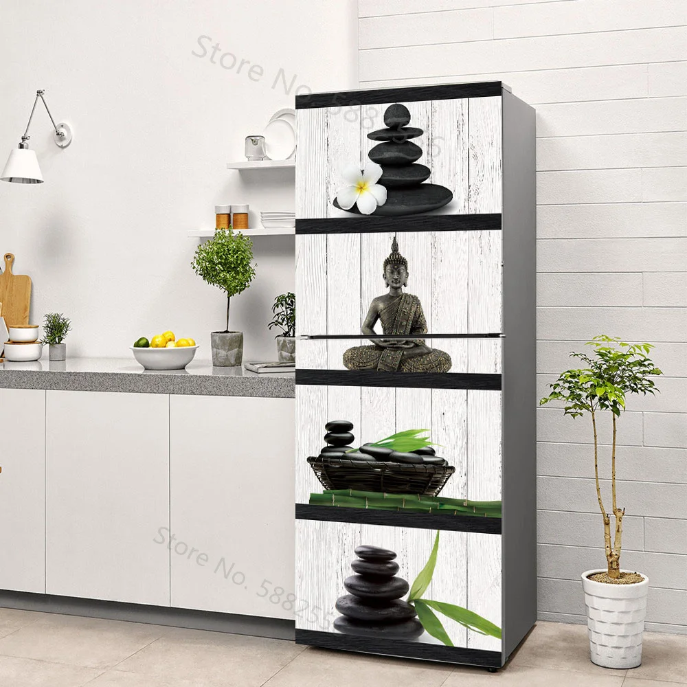 Buddha Art Vinyl Fridge Sticke – Full Cover Adhesive Bewertung und Preis