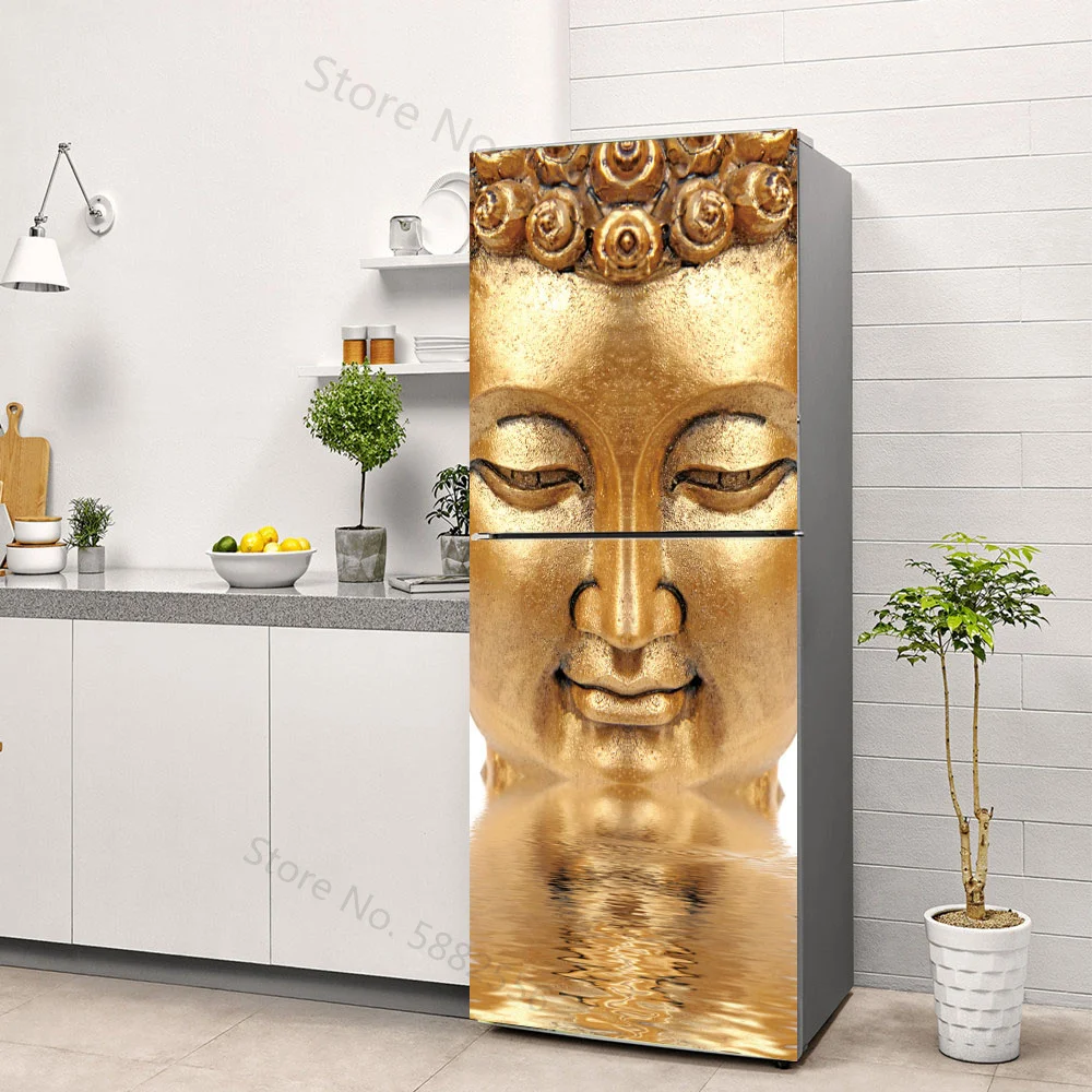 Buddha Art Vinyl Fridge Sticke – Full Cover Adhesive Bewertung und Preis
