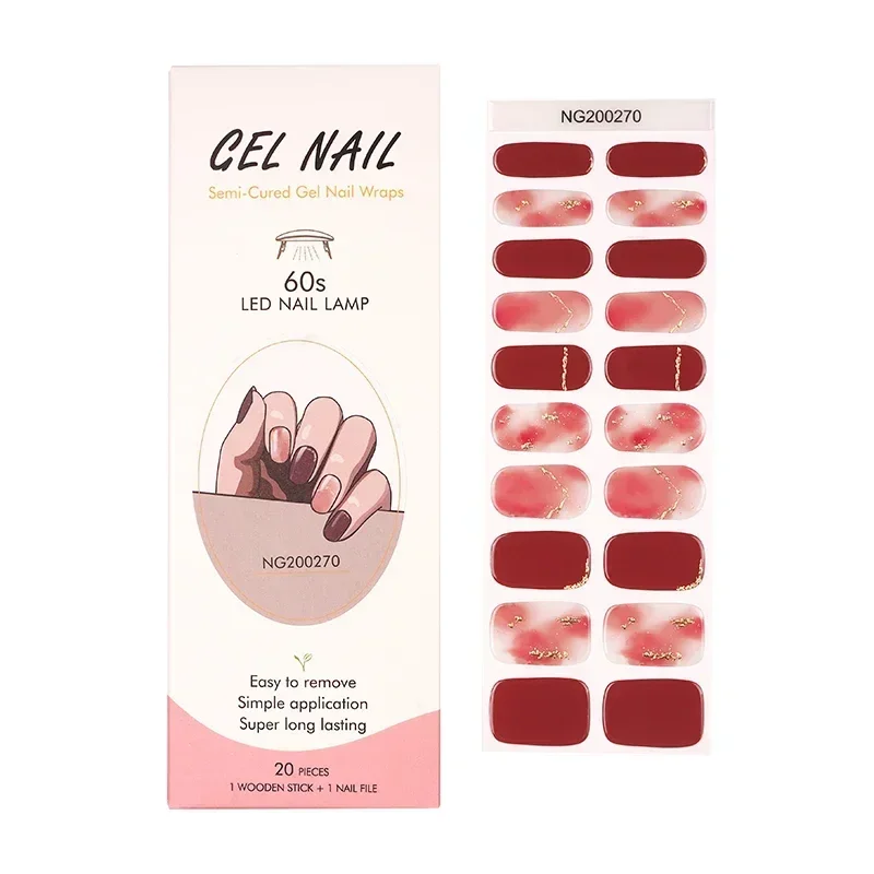 Semi-Cured Gel Nail Strips Pat – Full Cover Adhesive Bewertung und Preis